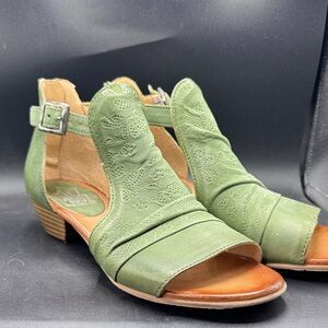 Miz Mooz Leather Ankle Strap Sandal